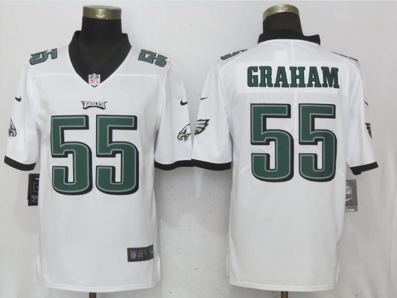 Men Philadelphia Eagles #55 Graham White Vapor Untouchable Limited Nike NFL Jerseys->philadelphia eagles->NFL Jersey